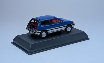 KYOSHO Honda Minicar Collection Honda CIVIC (E-AH) 1983 (Blue)