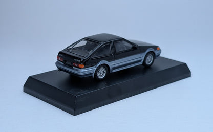 Kyosho 1:64 Toyota Corolla Levin (AE86) (Black and Silver)