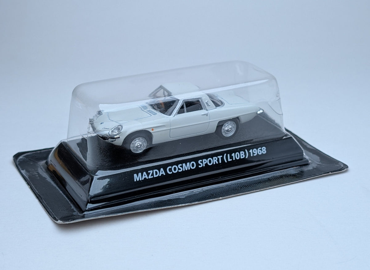 Kyosho Mazda Minicar Collection Mazda Cosmo Sport (L10B) 1968 (White)