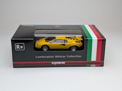KYOSHO 1:64 Lamborghini Countach LP500S (Yellow)