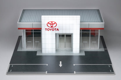 (Bundle) DiecastTalk 1/64 Toyota Tacoma Overland Cement Grey + Diorama