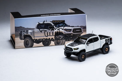 GCD DiecastTalk Exclusive 1/64 Toyota Tacoma Pre-Runner PUGZ TRD PRO Widebody Ltd 1008pcs