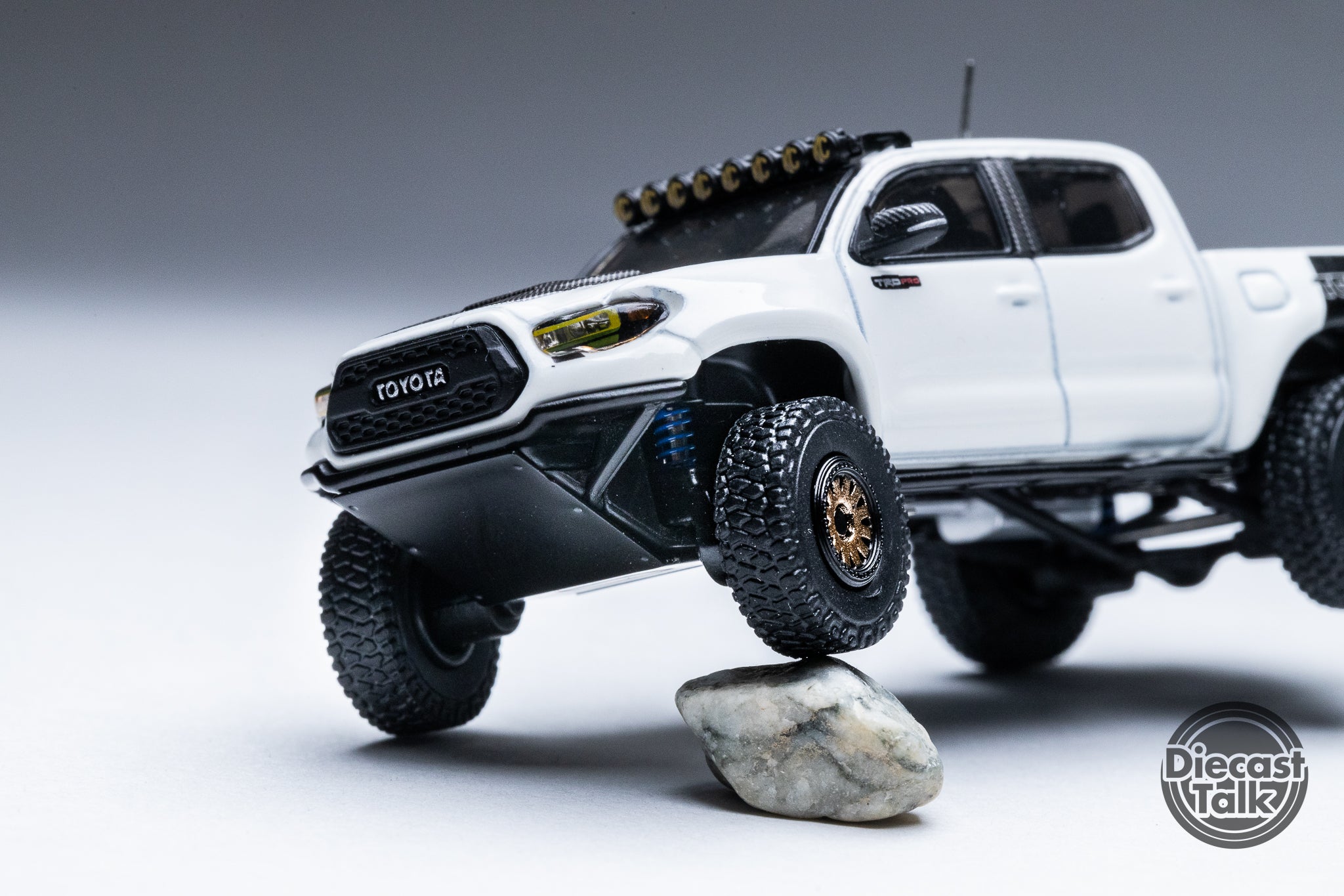 GCD DiecastTalk Exclusive 1/64 Toyota Tacoma Pre-Runner PUGZ TRD PRO W