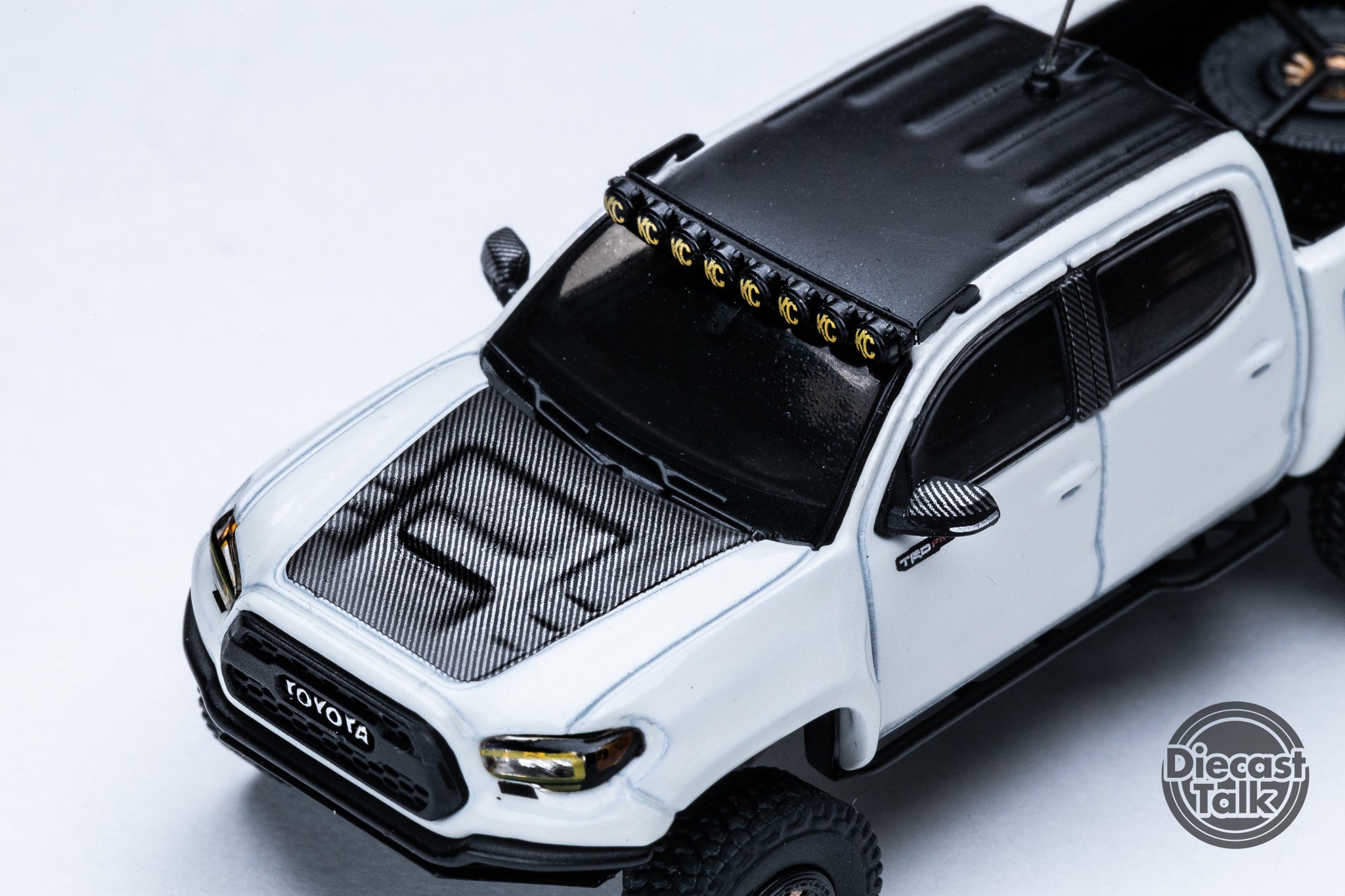 GCD DiecastTalk Exclusive 1/64 Toyota Tacoma Pre-Runner PUGZ TRD PRO W
