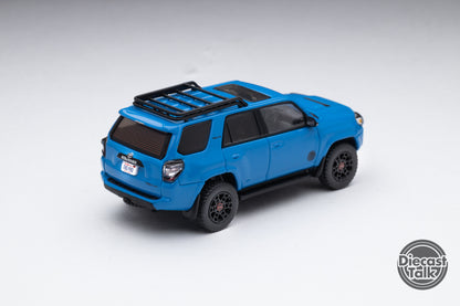 (VIP Membership 2024) GCD DiecastTalk Exclusive 1/64 Toyota 4Runner TRD PRO Voodoo Blue Ltd 200pcs