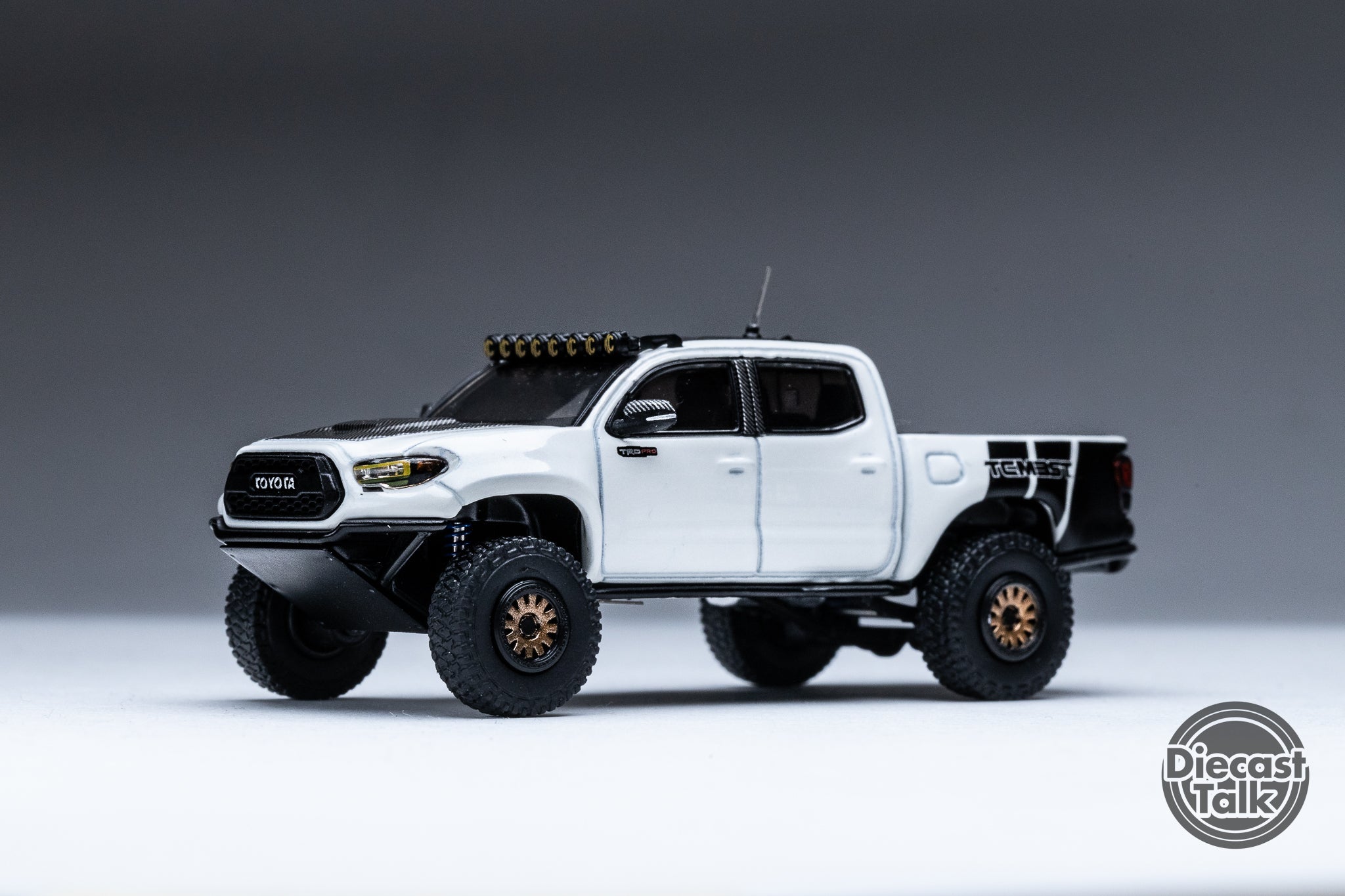 GCD DiecastTalk Exclusive 1/64 Toyota Tacoma Pre-Runner PUGZ TRD PRO  Widebody Ltd 1008pcs