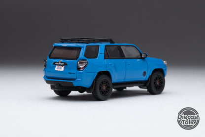(VIP Membership 2024) GCD DiecastTalk Exclusive 1/64 Toyota 4Runner TRD PRO Voodoo Blue Ltd 200pcs