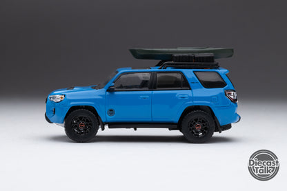 (VIP Membership 2024) GCD DiecastTalk Exclusive 1/64 Toyota 4Runner TRD PRO Voodoo Blue Ltd 200pcs