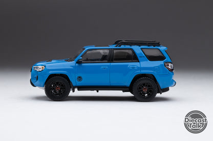 (VIP Membership 2024) GCD DiecastTalk Exclusive 1/64 Toyota 4Runner TRD PRO Voodoo Blue Ltd 200pcs