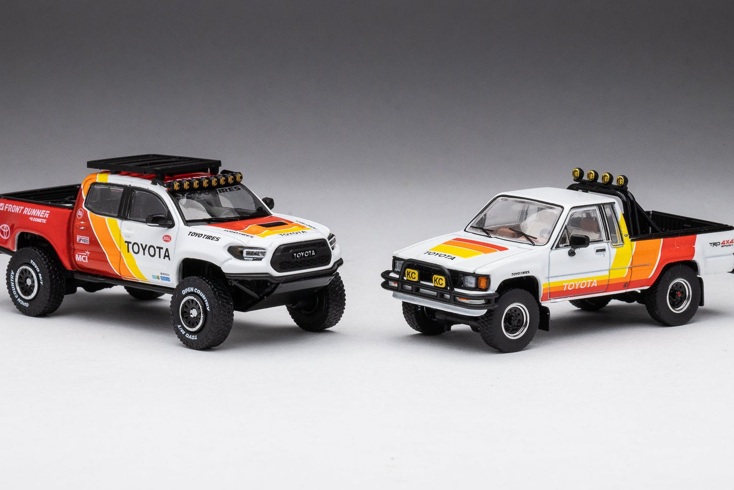 GCD DiecastTalk Exclusive 1/64 Toyota Hilux + Tacoma TRD Box set Ltd 1008 sets