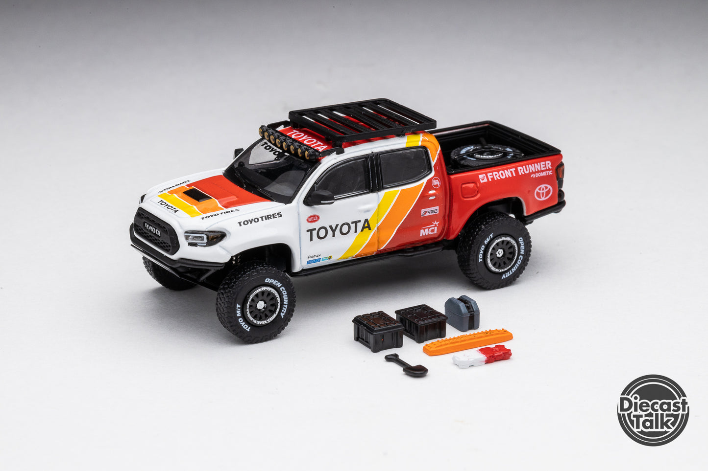 GCD DiecastTalk Exclusive 1/64 Toyota Hilux + Tacoma TRD Box set Ltd 1008 sets