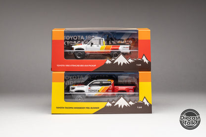 GCD DiecastTalk Exclusive 1/64 Toyota Hilux + Tacoma TRD Box set Ltd 1008 sets