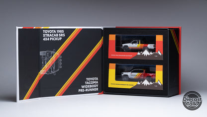 GCD DiecastTalk Exclusive 1/64 Toyota Hilux + Tacoma TRD Box set Ltd 1008 sets