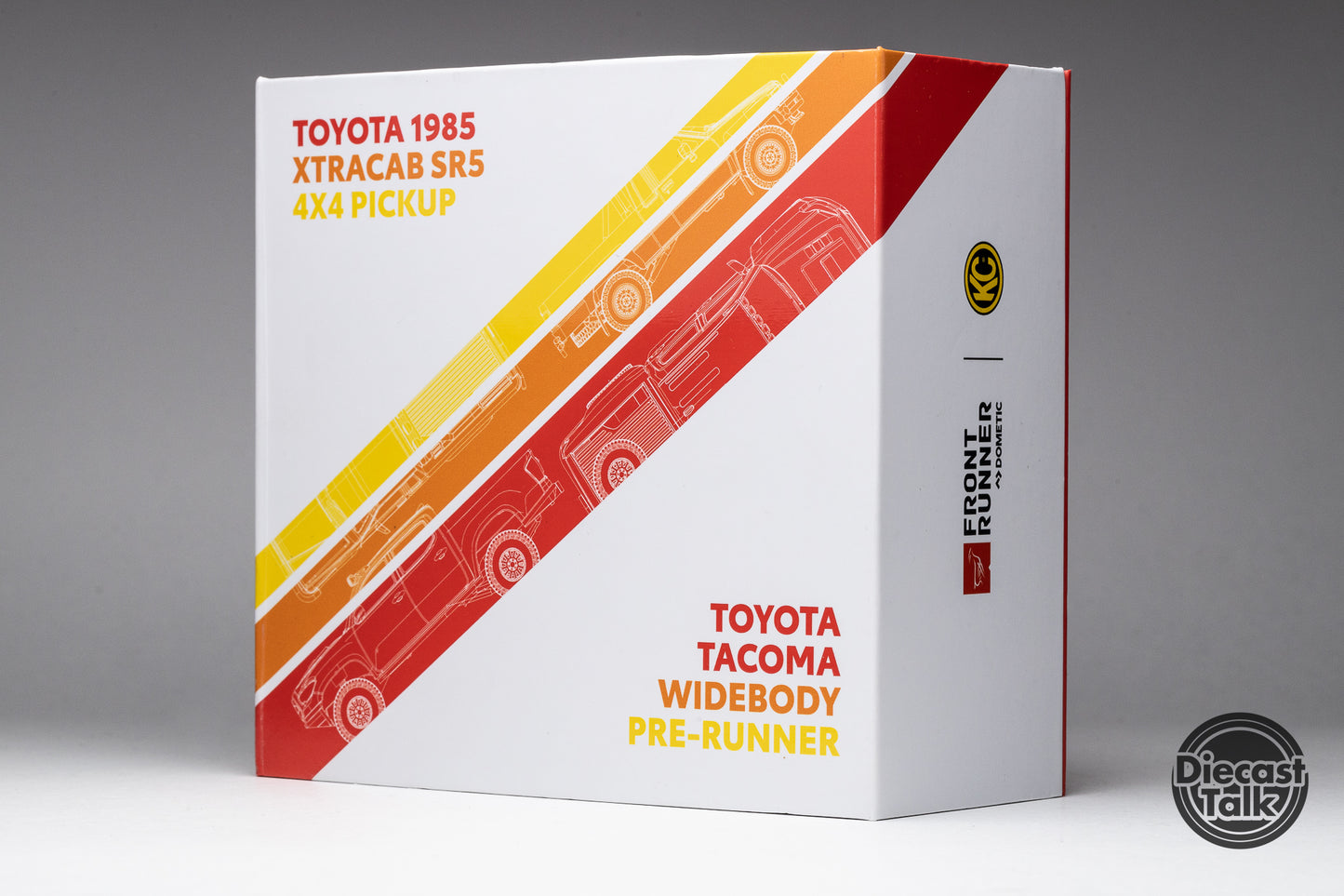 GCD DiecastTalk Exclusive 1/64 Toyota Hilux + Tacoma TRD Box set Ltd 1008 sets