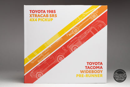 GCD DiecastTalk Exclusive 1/64 Toyota Hilux + Tacoma TRD Box set Ltd 1008 sets