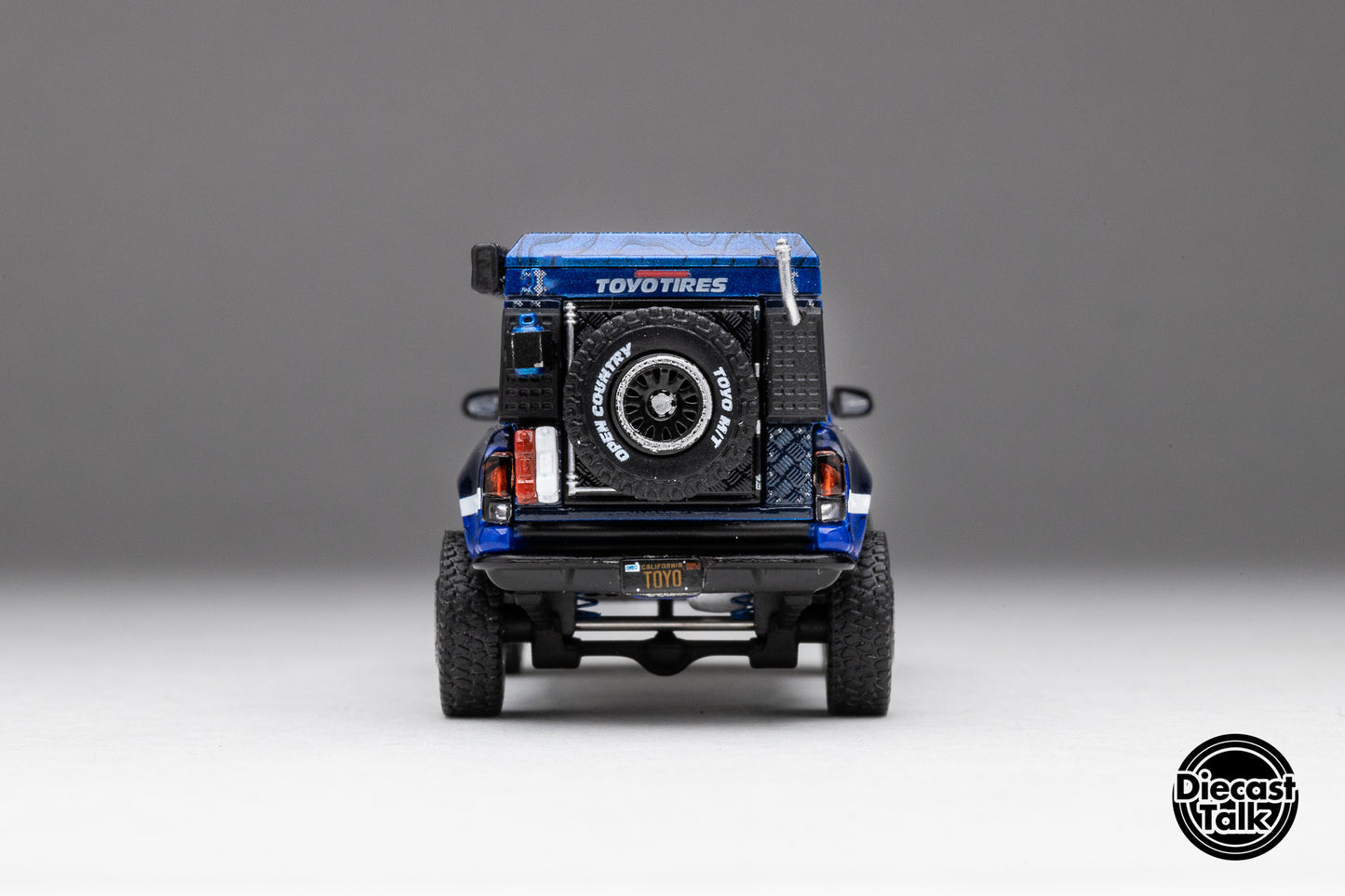 GCD DiecastTalk Exclusive 1/64 Toyota Tacoma Camper “TOYOTIRES” Ltd 1008pcs