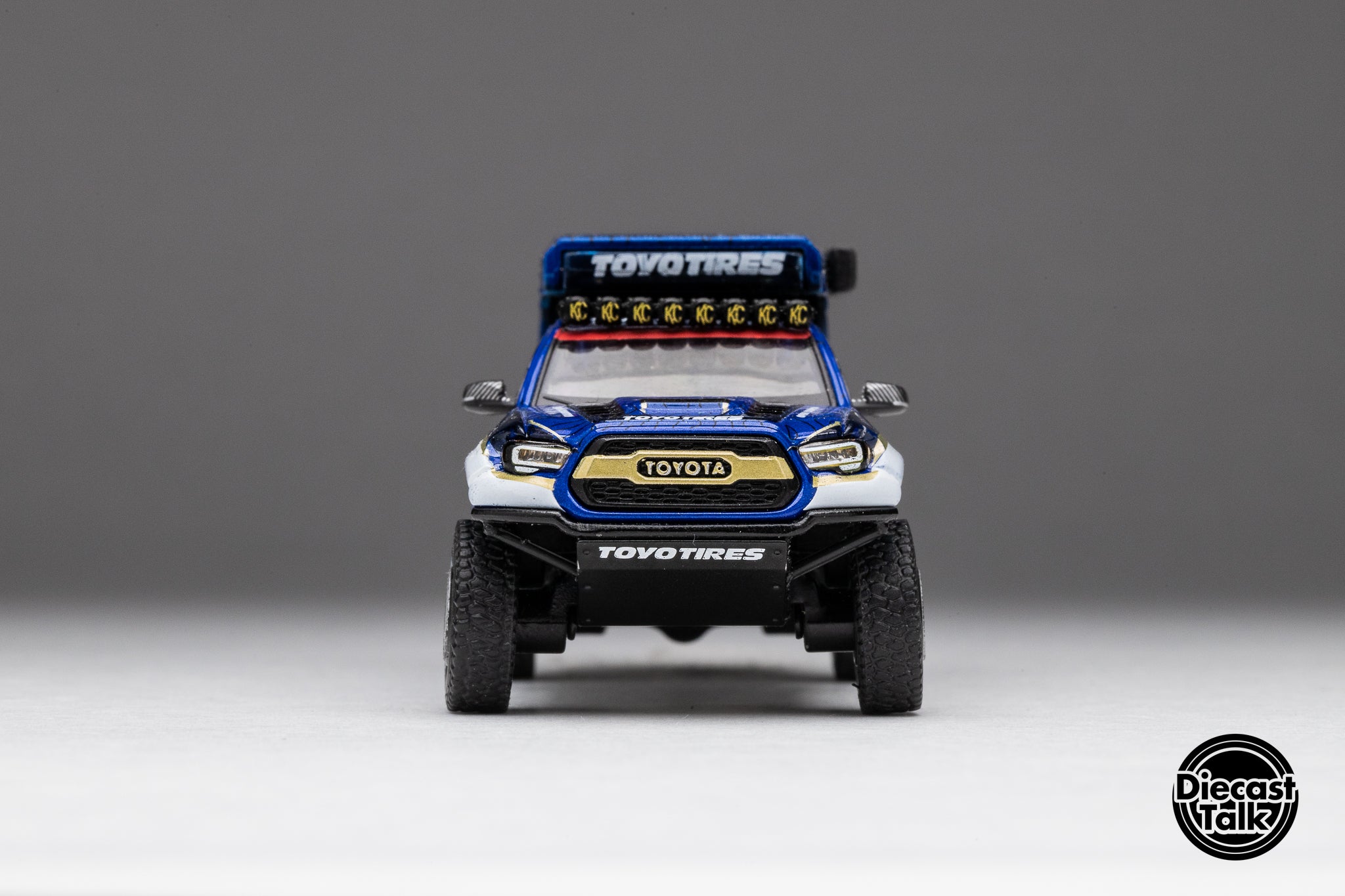 GCD DiecastTalk Exclusive 1/64 Toyota Tacoma Camper “TOYOTIRES” Ltd 10