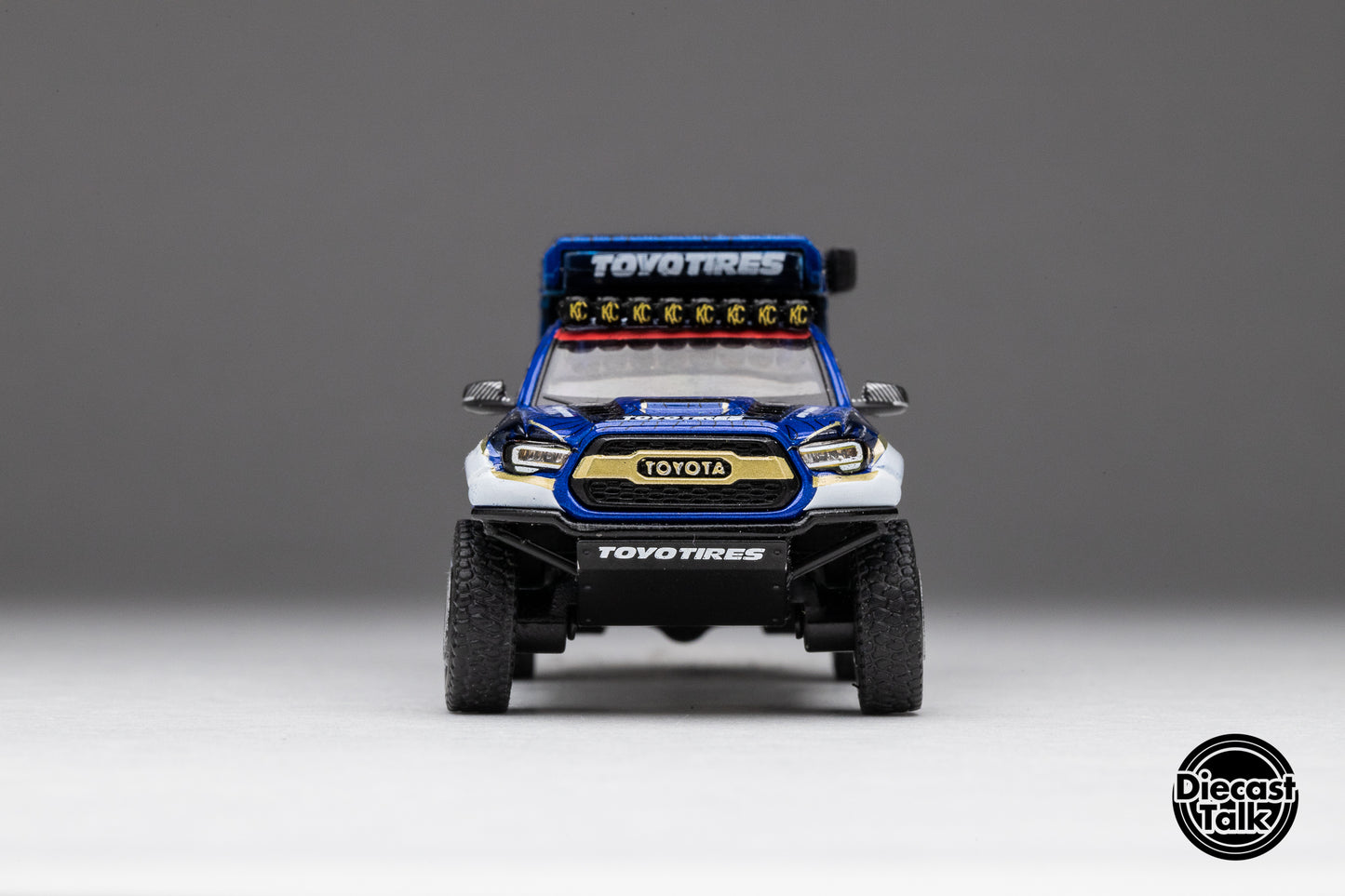 GCD DiecastTalk Exclusive 1/64 Toyota Tacoma Camper “TOYOTIRES” Ltd 1008pcs