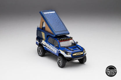 GCD DiecastTalk Exclusive 1/64 Toyota Tacoma Camper “TOYOTIRES” Ltd 1008pcs