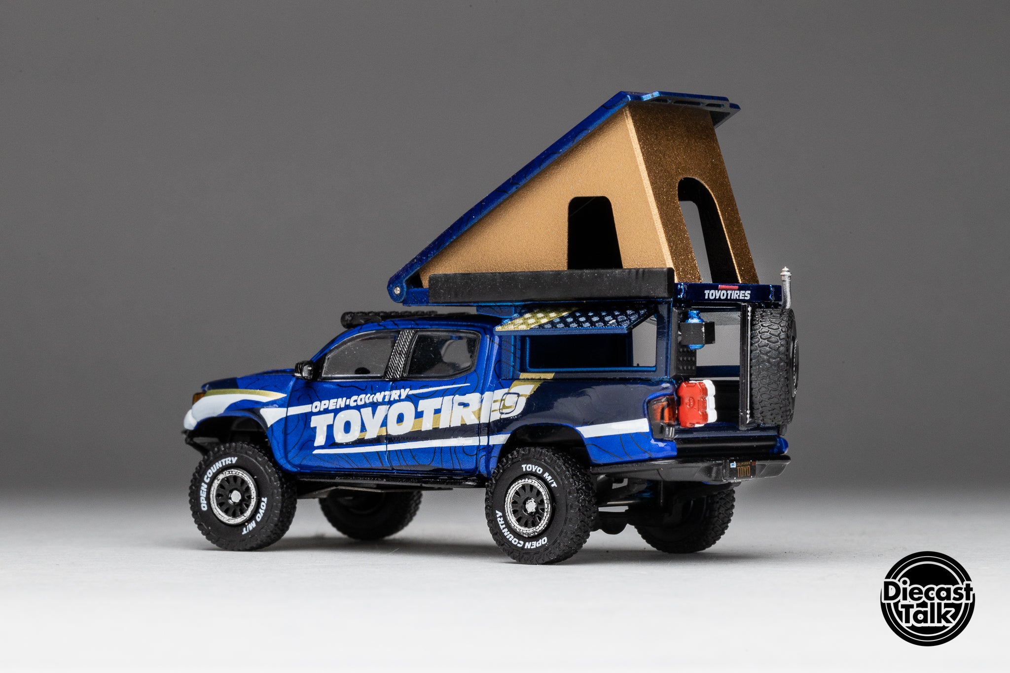 GCD ダイキャストトーク限定 1/64 トヨタタコマキャンパー トーヨータイヤ GCD DiecastTalk Exclusive 1/64 Toyota Tacoma Camper “TOYOTIRES” Ltd 10