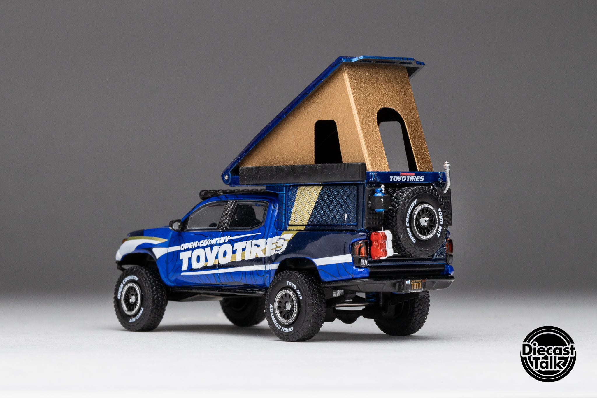 GCD ダイキャストトーク限定 1/64 トヨタタコマキャンパー トーヨータイヤ GCD DiecastTalk Exclusive 1/64 Toyota Tacoma Camper “TOYOTIRES” Ltd 10
