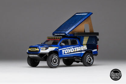 GCD DiecastTalk Exclusive 1/64 Toyota Tacoma Camper “TOYOTIRES” Ltd 1008pcs