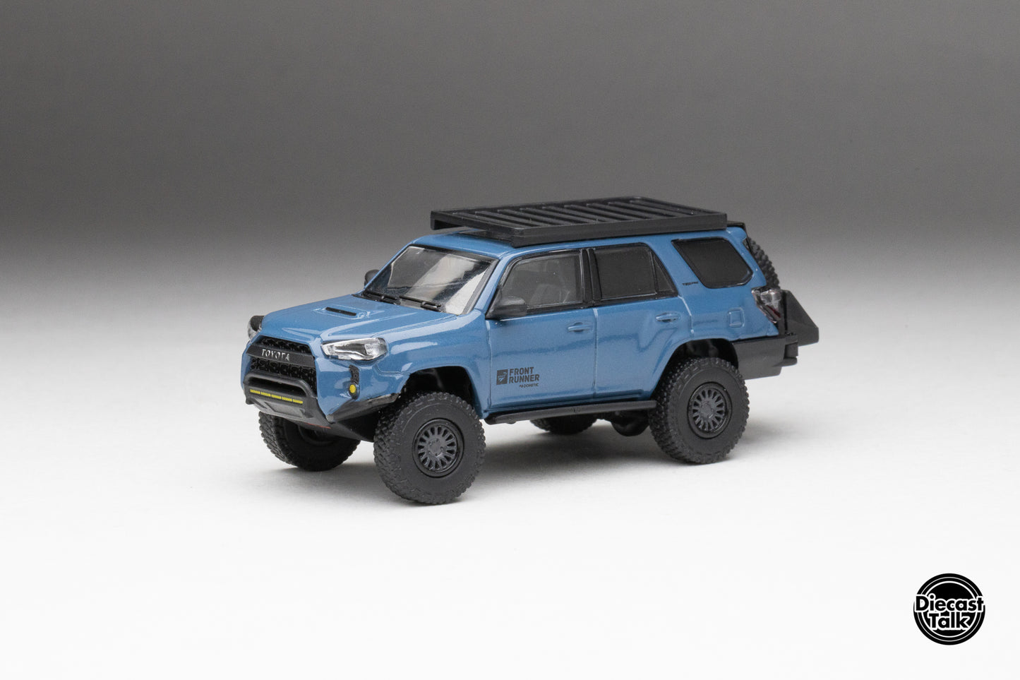 (Bundle) DiecastTalk x Front Runner 1/64 Toyota 4Runner Cavalry Blue+ Secret Car