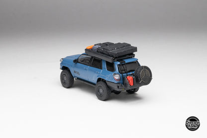 (Bundle) DiecastTalk x Front Runner 1/64 Toyota 4Runner Cavalry Blue+ Secret Car