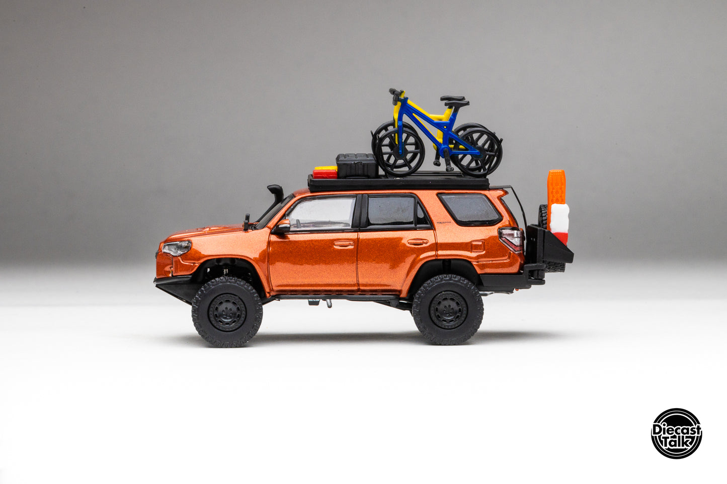 DiecastTalk GCD 1/64 Toyota 4Runner TRD PRO Overland Inferno Orange