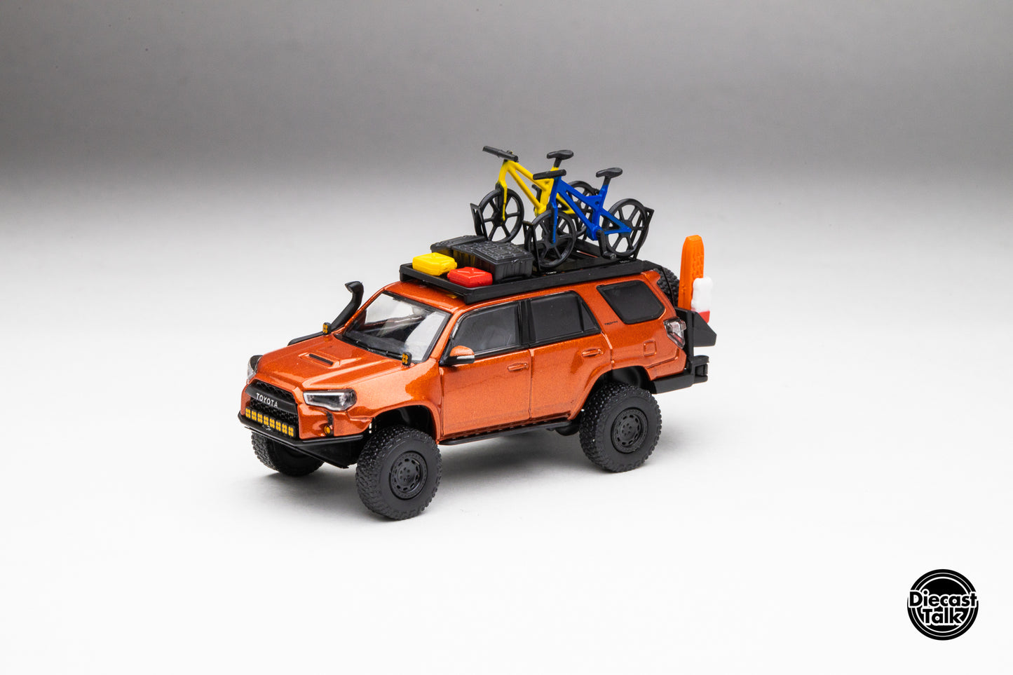 DiecastTalk GCD 1/64 Toyota 4Runner TRD PRO Overland Inferno Orange