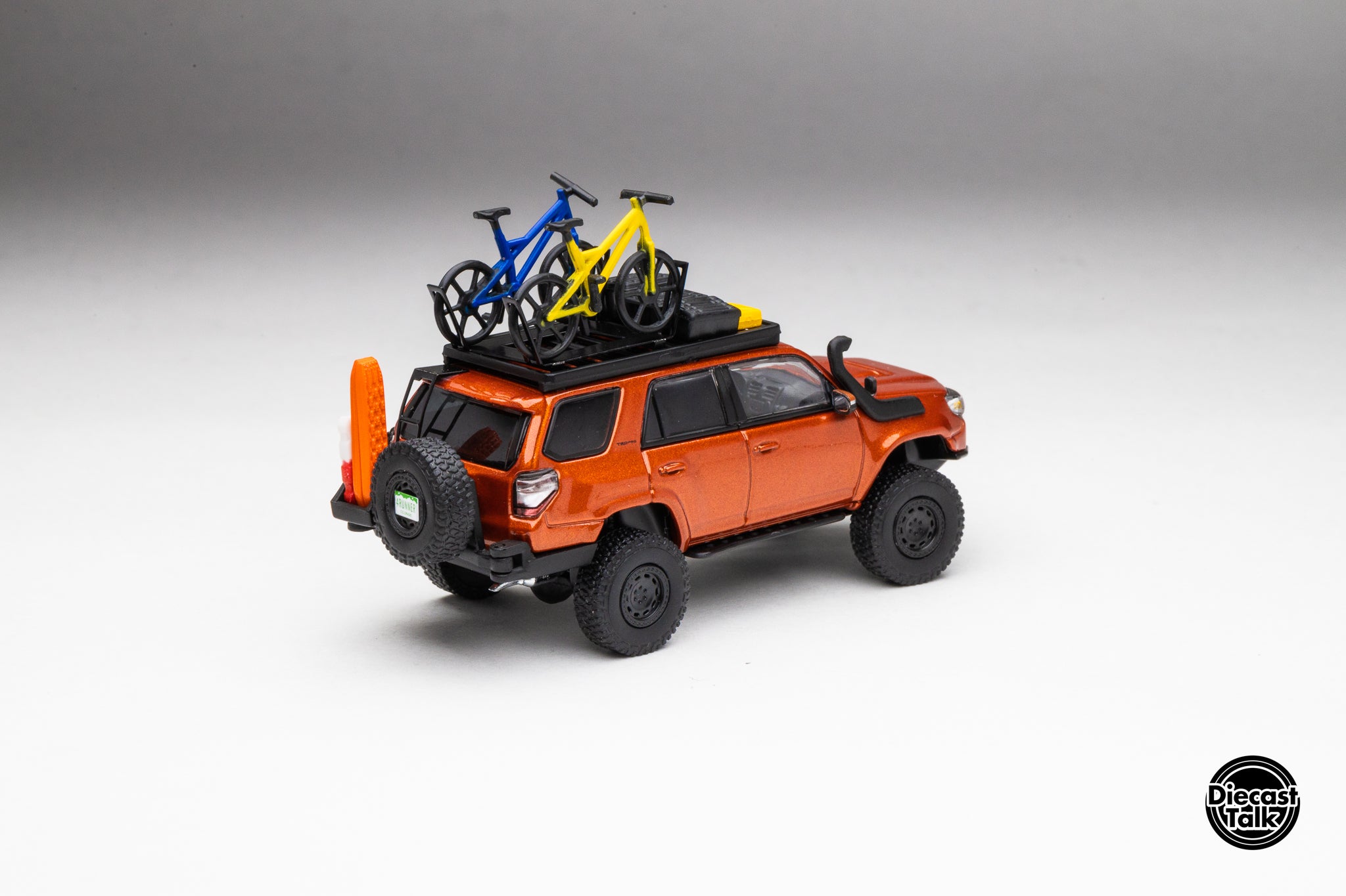 DiecastTalk GCD 1/64 Toyota 4Runner TRD PRO Overland Inferno Orange