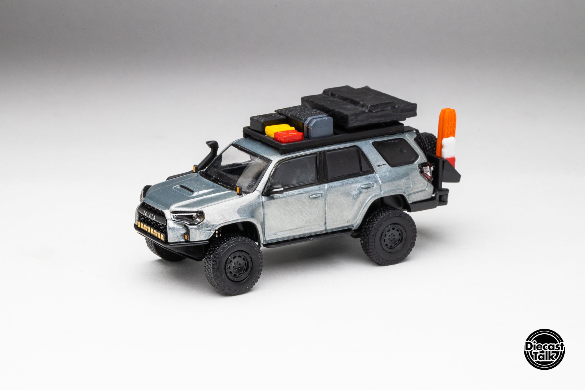 DiecastTalk GCD 1/64 Toyota 4Runner TRD PRO Overland Inferno Orange