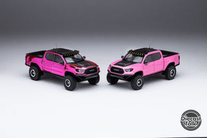 GCD DiecastTalk Exclusive 1/64 Toyota Pink Taco 2.0 Tacoma Pre-Runner TRD PRO Widebody Ltd 800pcs