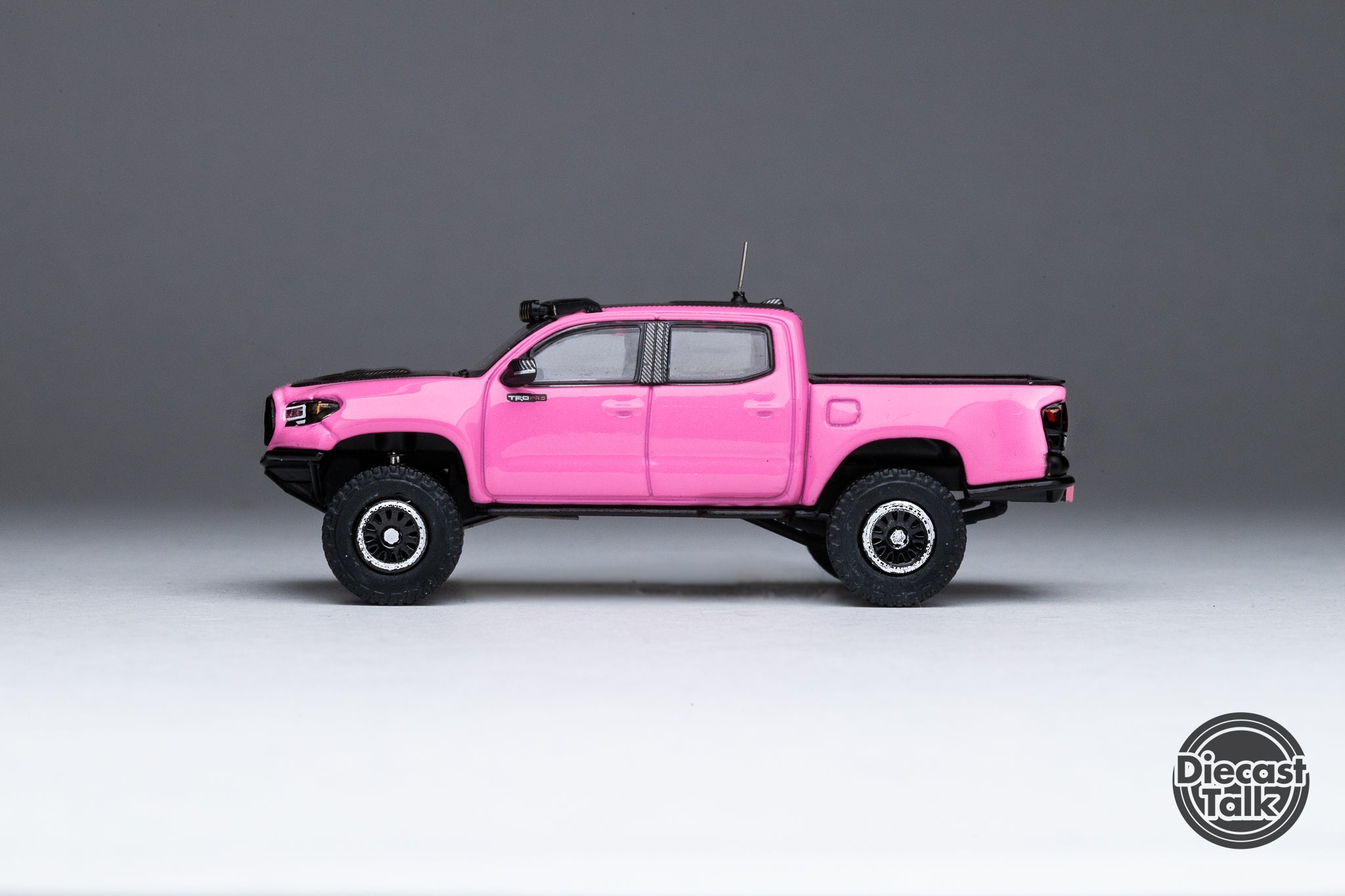 GCD DiecastTalk Exclusive 1/64 Toyota Pink Taco 2.0 Tacoma Pre-Runner