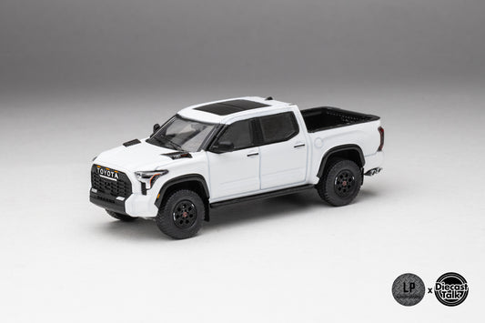 DiecastTalk Exclusive GCD 1/64 Toyota Tundra TRD PRO ICE CAP WHITE