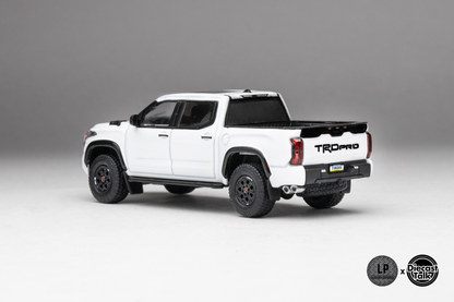 DiecastTalk Exclusive GCD 1/64 Toyota Tundra TRD PRO ICE CAP WHITE