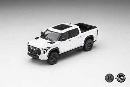 DiecastTalk Exclusive GCD 1/64 Toyota Tundra TRD PRO ICE CAP WHITE
