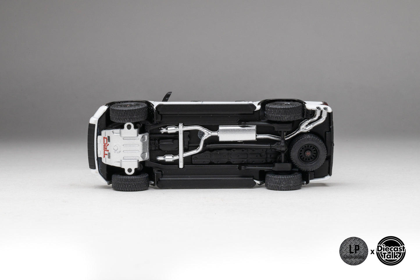 DiecastTalk Exclusive GCD 1/64 Toyota Tundra TRD PRO ICE CAP WHITE