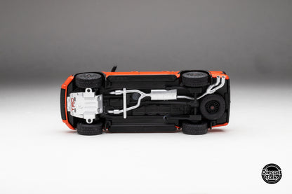 DiecastTalk Exclusive GCD 1/64 Toyota Tundra TRD PRO Solar Octane with accessories