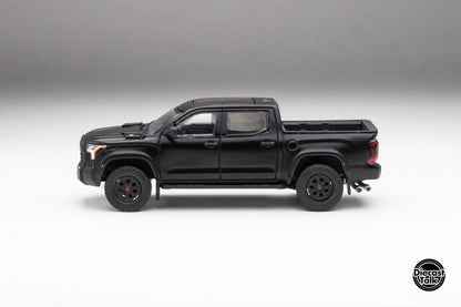 DiecastTalk Exclusive GCD 1/64 Toyota Tundra TRD PRO Solar Octane with accessories