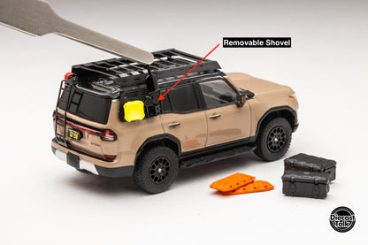 DiecastTalk Exclusive GCD 1/64 Lexus GX550 Overtrail+ with accessories