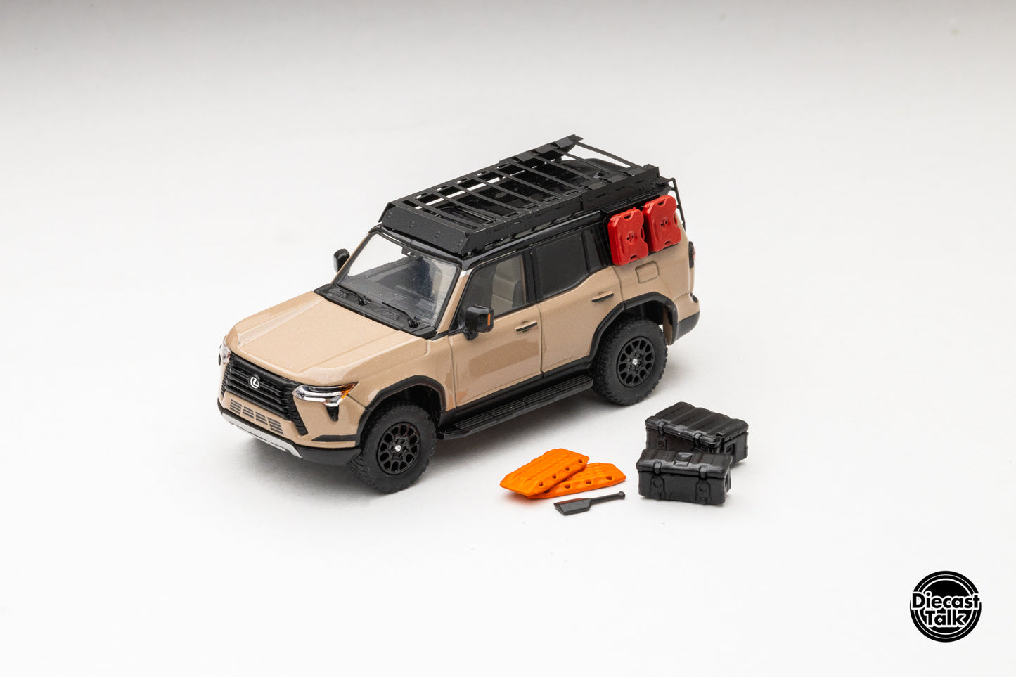 DiecastTalk Exclusive GCD 1/64 Lexus GX550 Overtrail+ with accessories