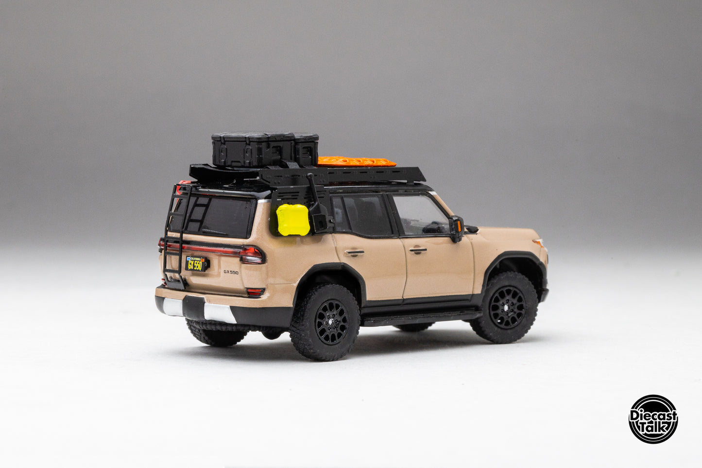 DiecastTalk Exclusive GCD 1/64 Lexus GX550 Overtrail+ with accessories