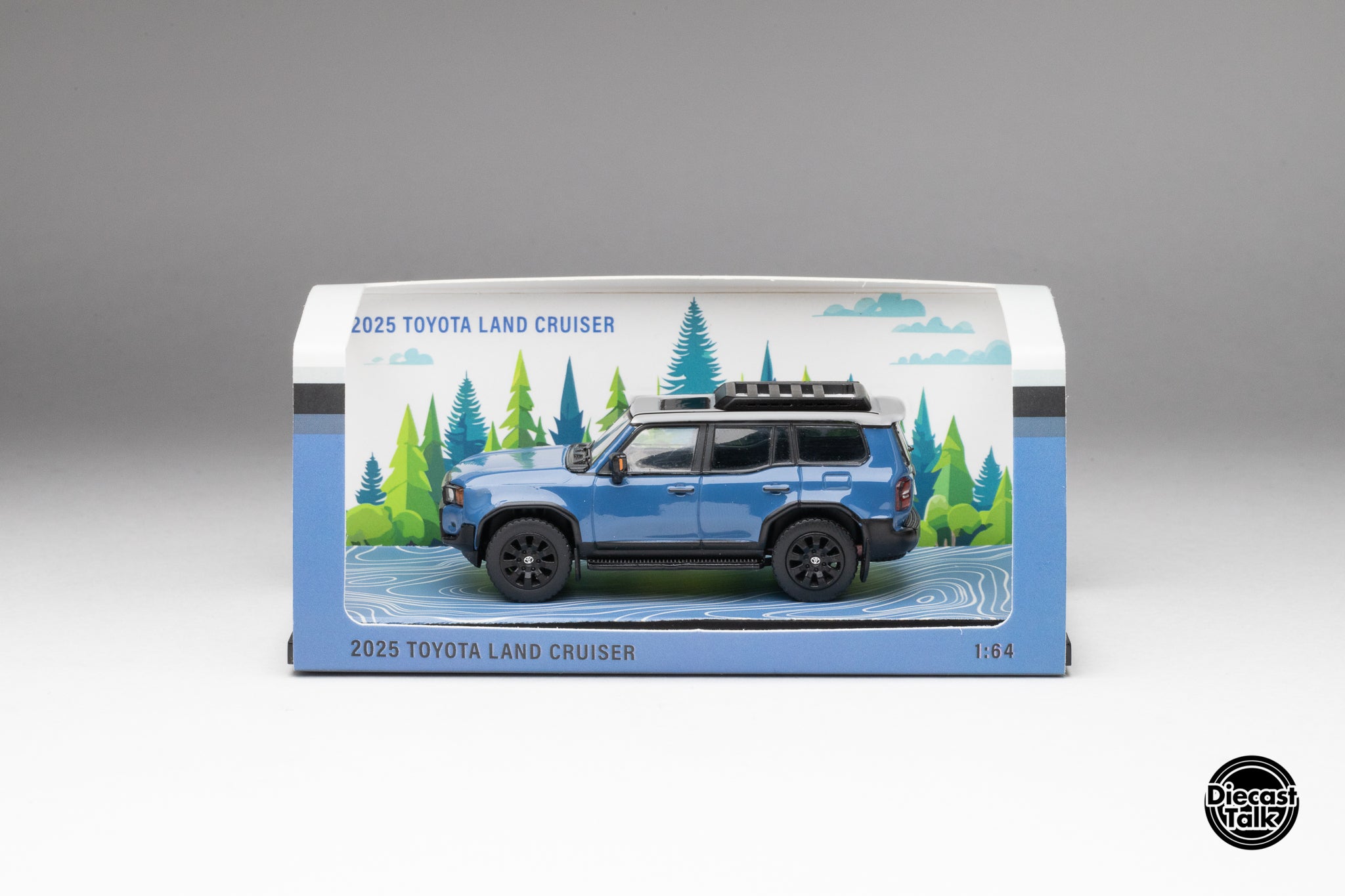 DiecastTalk Exclusive GCD 1/64 Toyota Land Cruiser First Edition Herit