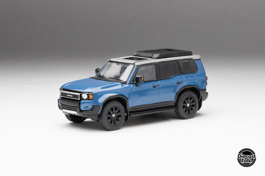 DiecastTalk Exclusive GCD 1/64 Toyota Land Cruiser First Edition Heritage Blue