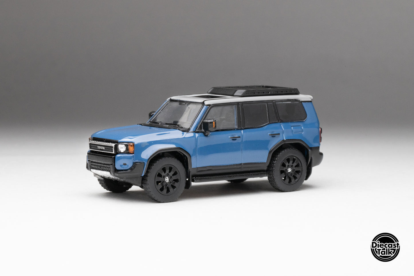 DiecastTalk Exclusive GCD 1/64 Toyota Land Cruiser First Edition Heritage Blue