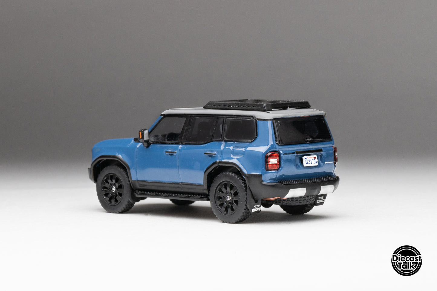 DiecastTalk Exclusive GCD 1/64 Toyota Land Cruiser First Edition Heritage Blue