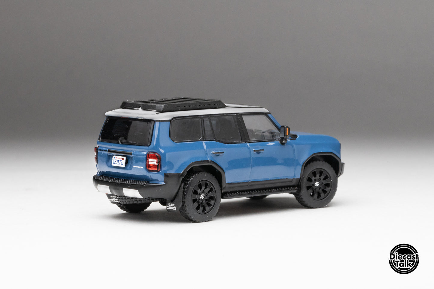 DiecastTalk Exclusive GCD 1/64 Toyota Land Cruiser First Edition Heritage Blue