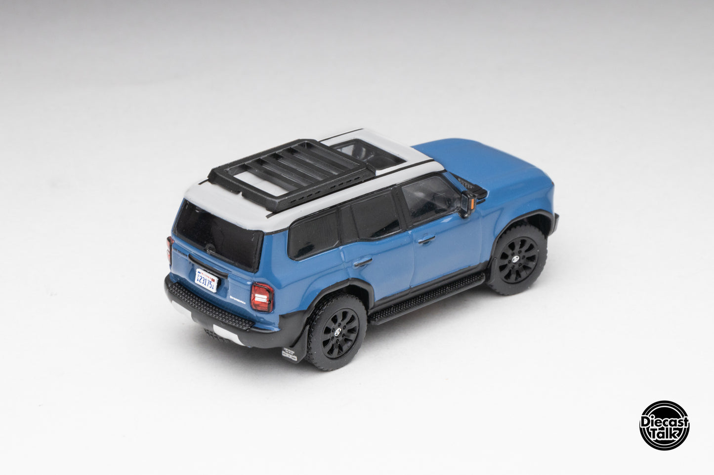 DiecastTalk Exclusive GCD 1/64 Toyota Land Cruiser First Edition Heritage Blue