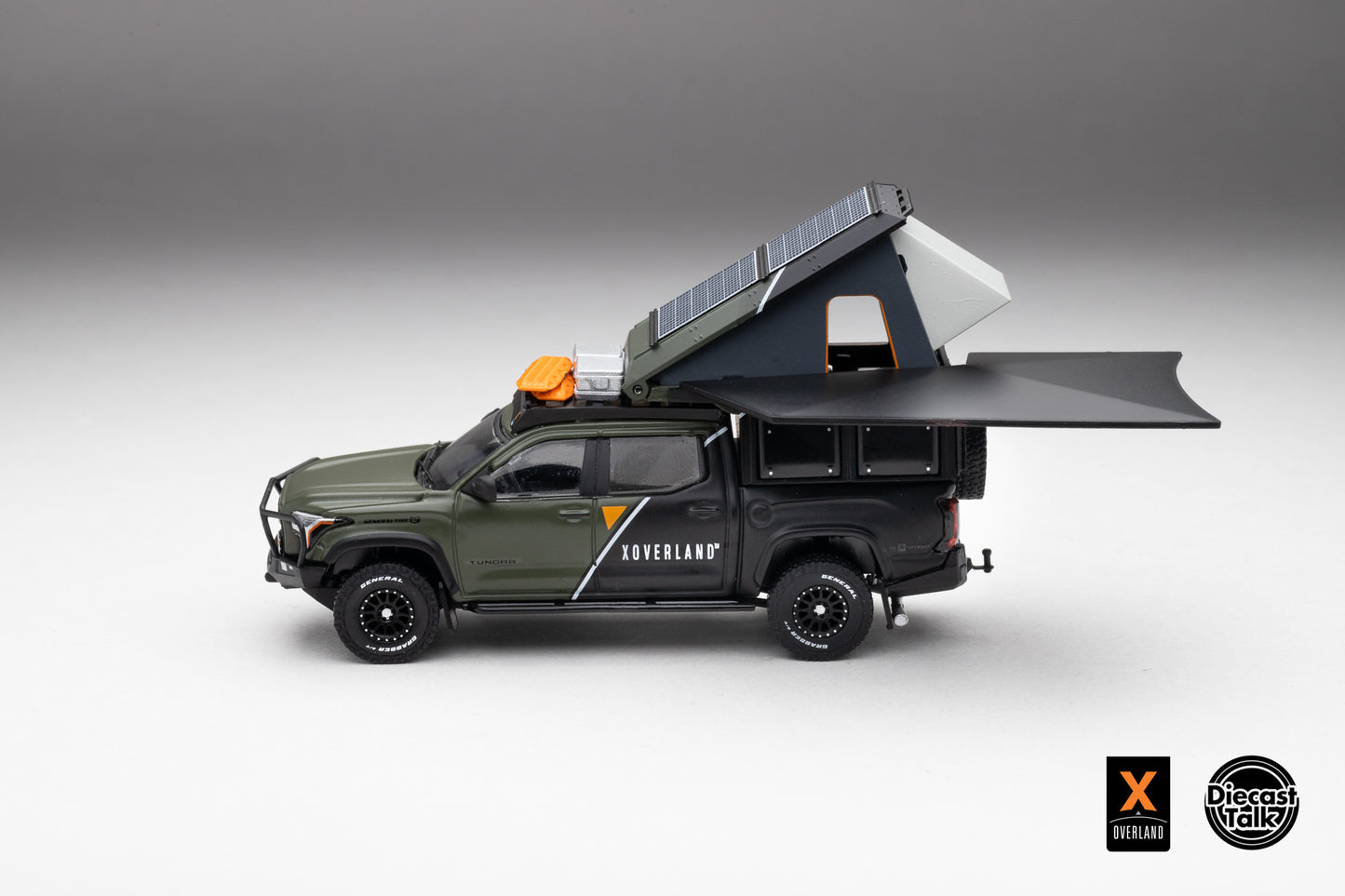 XOverland x DiecastTalk 1/64 Toyota Tundra Orion Africa Expedition